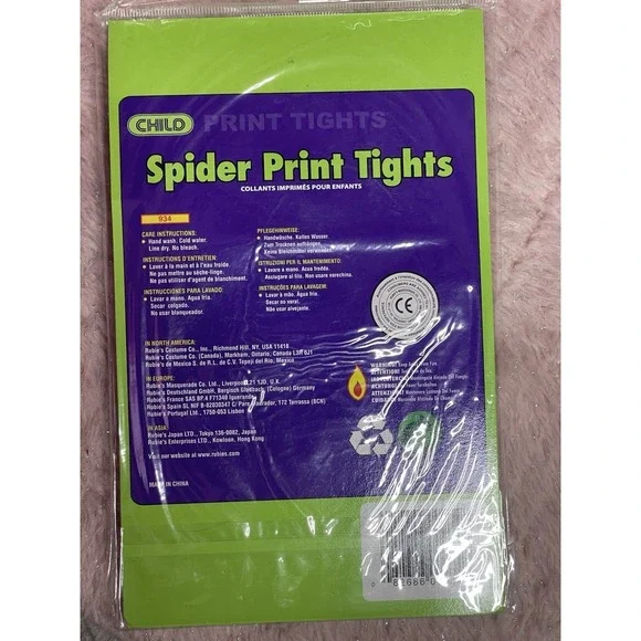 Rubies Lil Tights‎ Orange Spider Child Size Large 70-100lbs - Picture 2 of 2